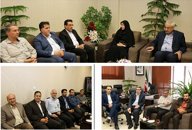 شهردار و معاونانش به دیدار رئیس جدید شورای شهر شاهین‌شهر رفتند