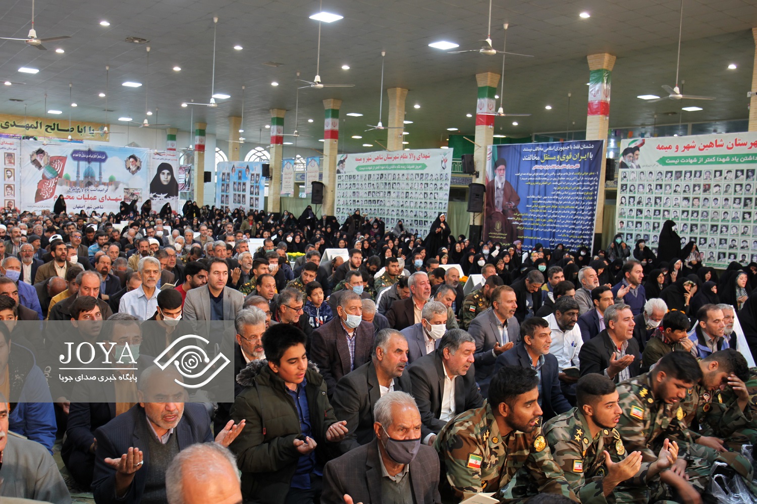 گزارش تصویری مراسم پرفیض دعای ندبه در شاهین شهر اصفهان